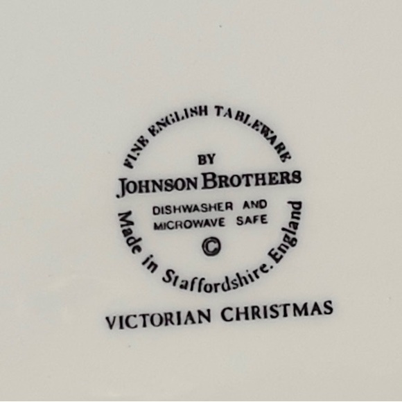 Johnson Brothers serving platter “Victorian Christmas” - Picture 6 of 6